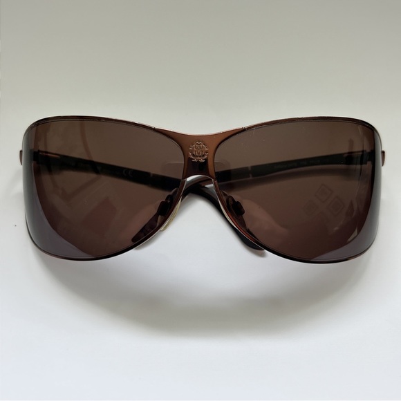 Roberto Cavalli Anfione Metallic Bronze Sunglasses EUC - Picture 1 of 12